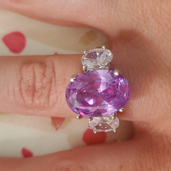 4 beautiful rings silver tone - Picture 4 of 11